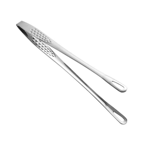 24/28Cm Stainless Steel Kitchen Grill Straight Tweezers Bbq Food Tools 24Cm Tongs