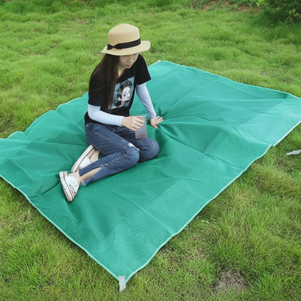 Sand Free Beach Mat Blanket Proof Magic Sandless Dirt & Dust Disappear Green Picnic Rugs