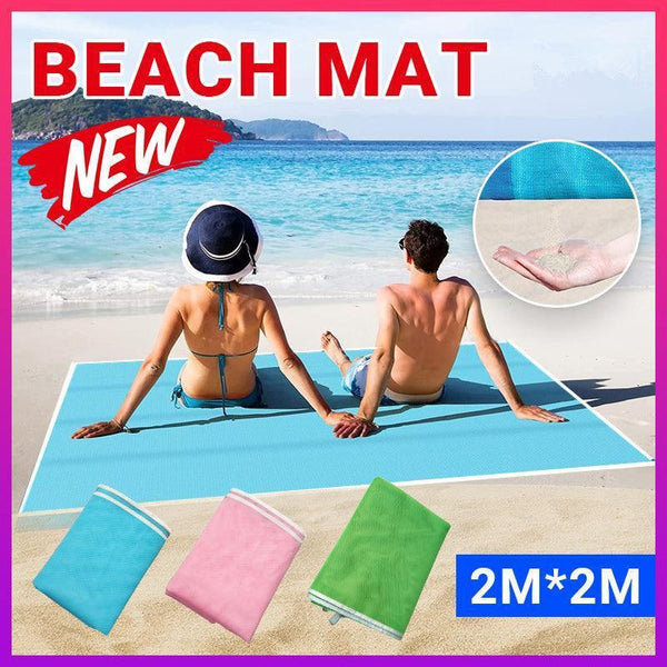 Sand Free Beach Mat Blanket Proof Magic Sandless Dirt & Dust Disappear Pink Picnic Rugs