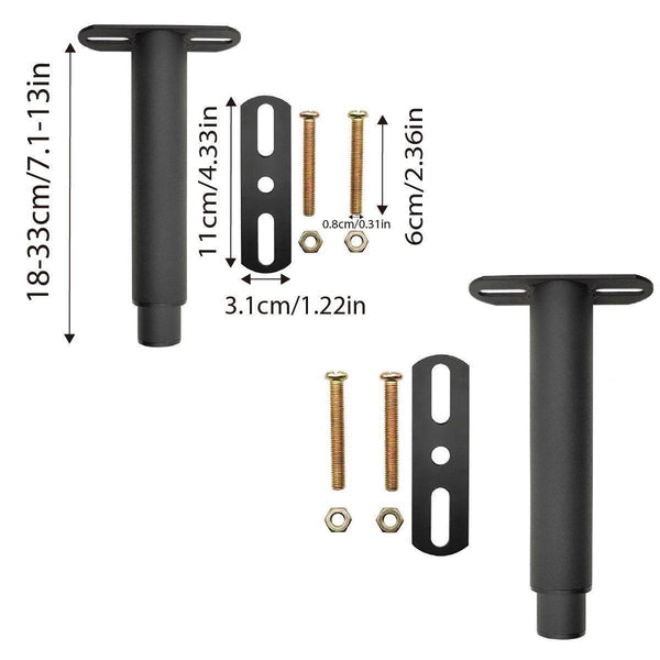 2Pcs Bed Legs Adjustable Retractable Heavy Duty Center Frame Support Feet Single Bed Frames