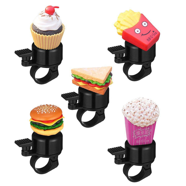 Cute Food Style Bicycle Bell Loud And Fun Handlebar Accessory French Fries Bells & Horns