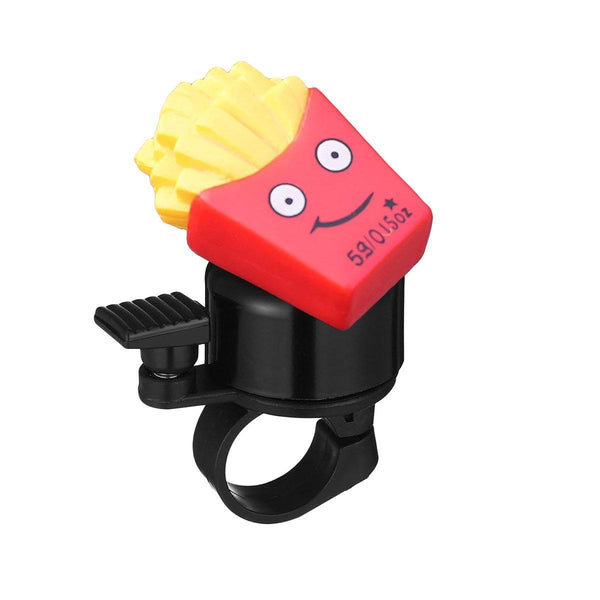 Cute Food Style Bicycle Bell Loud And Fun Handlebar Accessory French Fries Bells & Horns