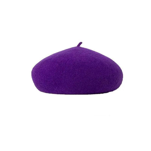 Women Ladies Beanie Wool French Beret Newsboy Hat Cap Winter Warm Hats Girls Black Beanies