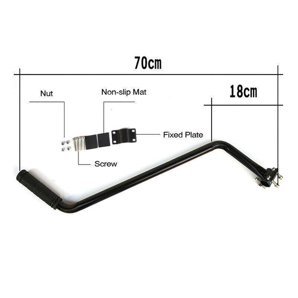 Bike Training Push Handle Bar For Balance With Seat Post Mount Handlebars