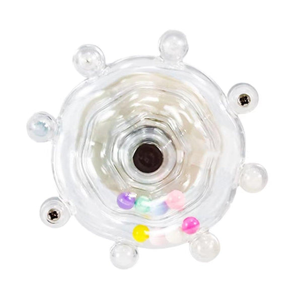 Interactive Parrot Spinning Wheel Stress Relief Toy For Small Birds Durable Blue Birds Toys