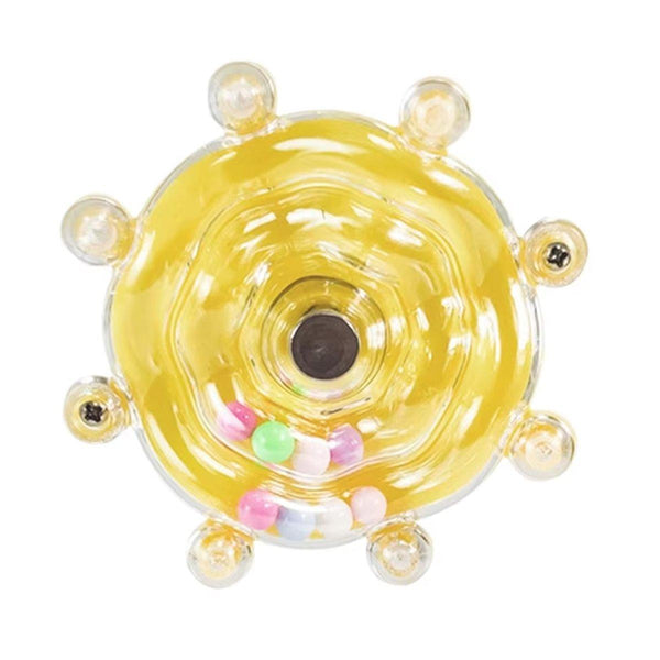 Interactive Parrot Spinning Wheel Stress Relief Toy For Small Birds Durable Blue Birds Toys