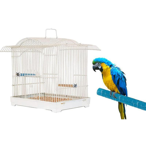 Colorful Pet Bird Cage Perches Stand Platform Chew Toy For Parrot Bites 15Cm Bird Cages