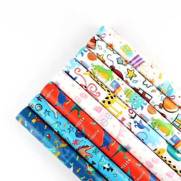 20Pcs Cute Animal Cartoon Gift Wrapping Paper For Toys Bookskin And Crafts Birthday Gift Boxes
