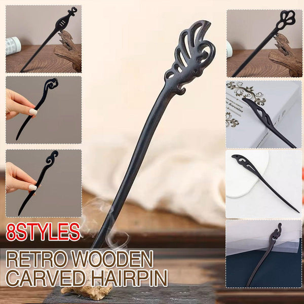 Retro Carved Hair Sticks Women Hairpin Barrette Chopsticks Accessories Hair Accessories