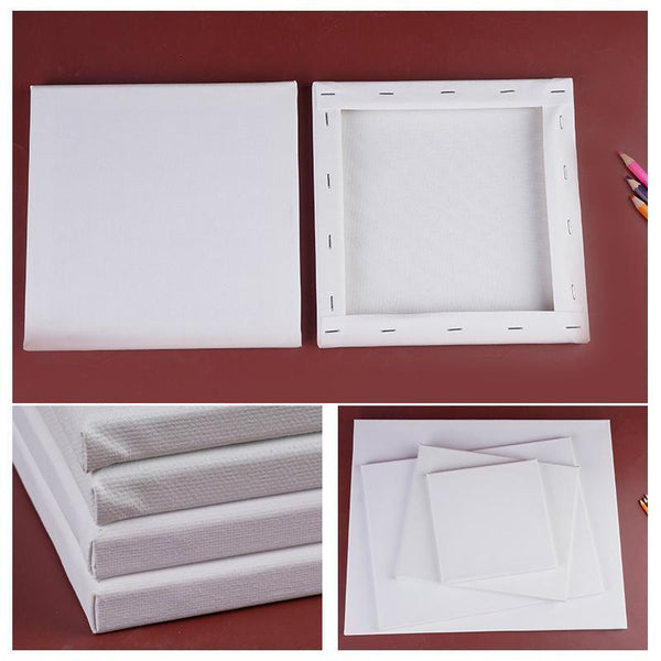 5X Artist Blank Canvases Large White Range Oil Acrylic Wood 20*30Cm Stretched Canvas