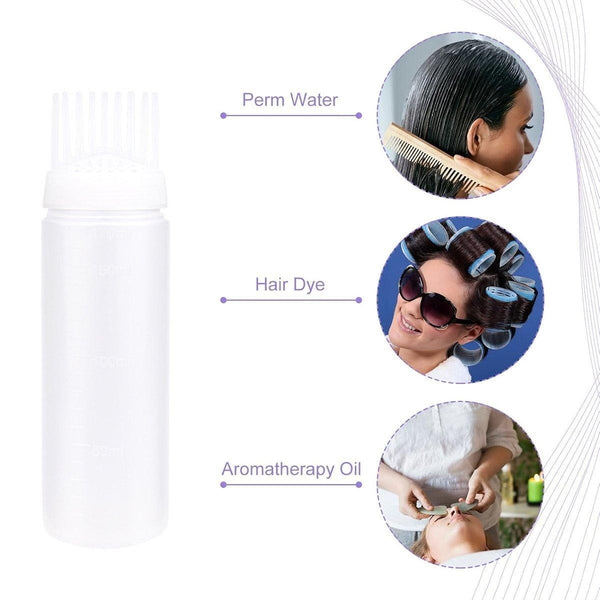 Hair Dry Cleaning Bottle Combing Teeth Coloring Cream Scale Water Perm Potion Salon Tools Hair Colouring