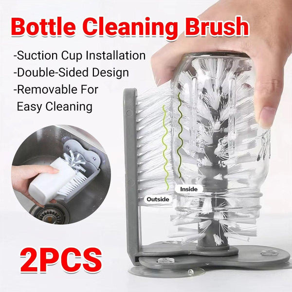 Sink Water Bottle Cleaning Brush Glass Cup Suction Kitchen Tool Cleaning Brushes