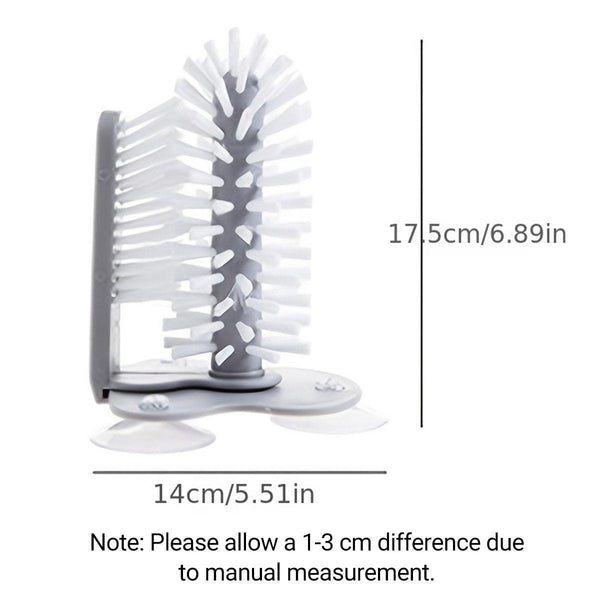 Sink Water Bottle Cleaning Brush Glass Cup Suction Kitchen Tool Cleaning Brushes