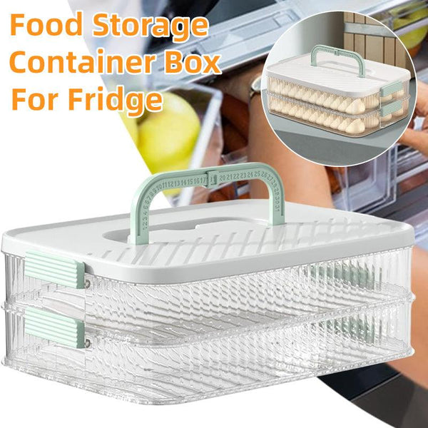 Multi Layer Dumpling Storage Box Refrigerator Freezer Organizer For Wonton Refrigerator & Freezer Parts