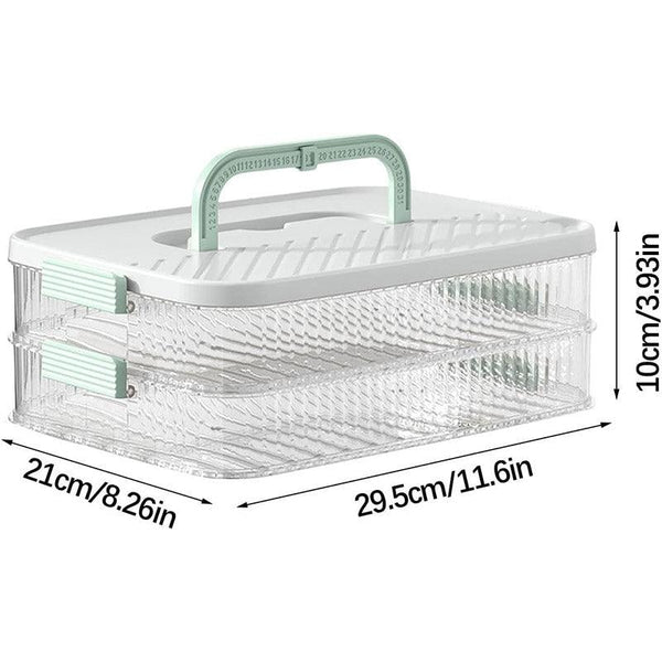 Multi Layer Dumpling Storage Box Refrigerator Freezer Organizer For Wonton Refrigerator & Freezer Parts