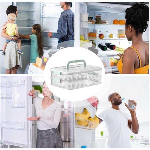 Multi Layer Dumpling Storage Box Refrigerator Freezer Organizer For Wonton Refrigerator & Freezer Parts