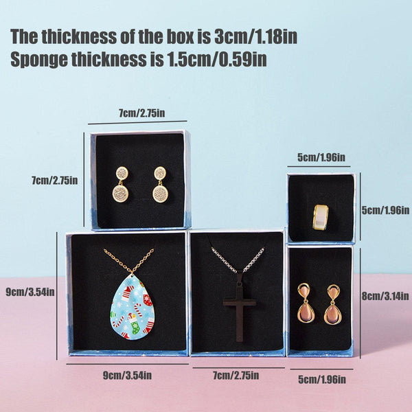 20Pcs Cloud Jewelry Box Earrings Necklace Ring Bracelet Display Organizer 5*8*3Cm Jewellery Boxes