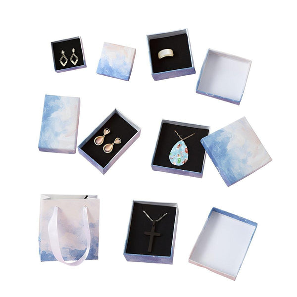 20Pcs Cloud Jewelry Box Earrings Necklace Ring Bracelet Displayorganizer 7*9*3Cmbox Jewellery Boxes