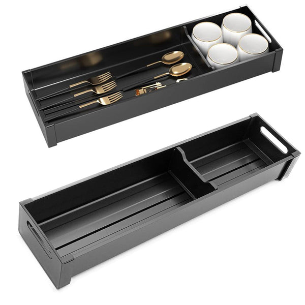 Kitchen Cabinet Drawer Cutlery Tray Utensil Organiser Insert Divider Storage 41X10cm Drawer Liners