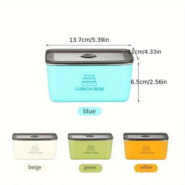 4Pcs Sealed Crisper Food Storage Container Set Bento Box Refrigerator Organizer Food Storage Containers