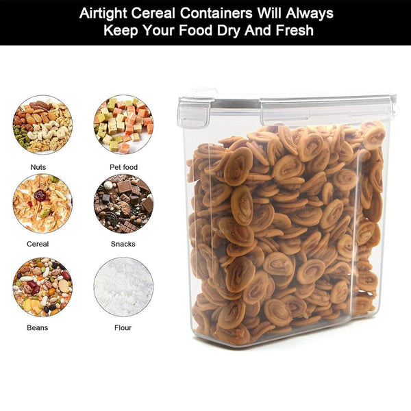 2.5L Kitchen Organizer Transparent Grocery Storage Jar For Food And Pantry Use Canisters & Jars