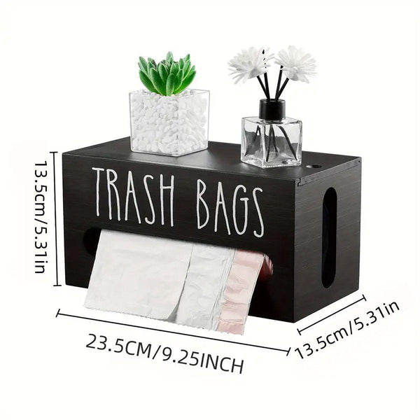 Plastic Bag Storage Box Hanging Rubbish Organizer Extractable Tissue Storage Boxes