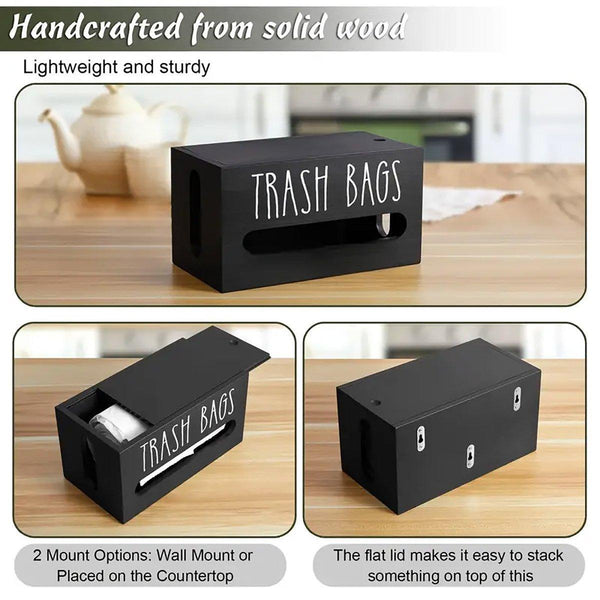 Plastic Bag Storage Box Hanging Rubbish Organizer Extractable Tissue Storage Boxes