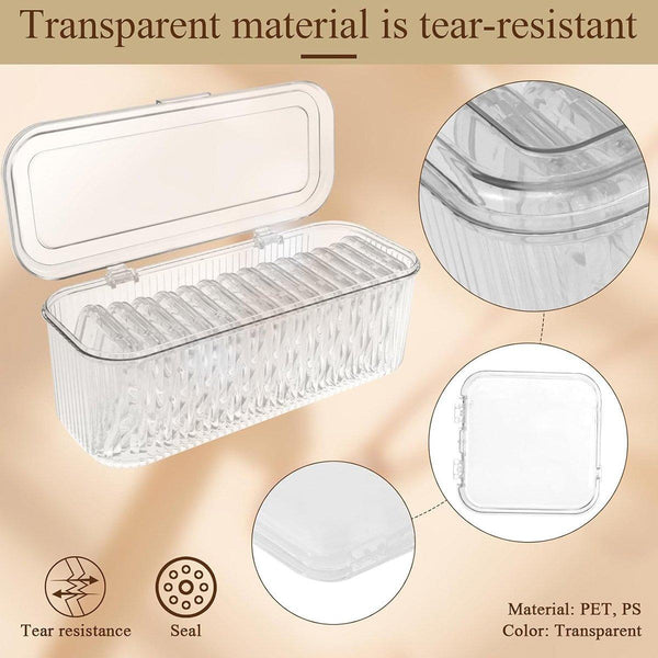 15Pcs Transparent Storage Box Jewelry Organizer Bracelet Necklace Anti Oxidation Jewellery Boxes