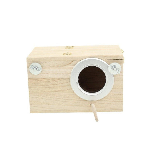 Natural Breeding Box Durable Parrot Hatching Nesting For Birds Bird Cages
