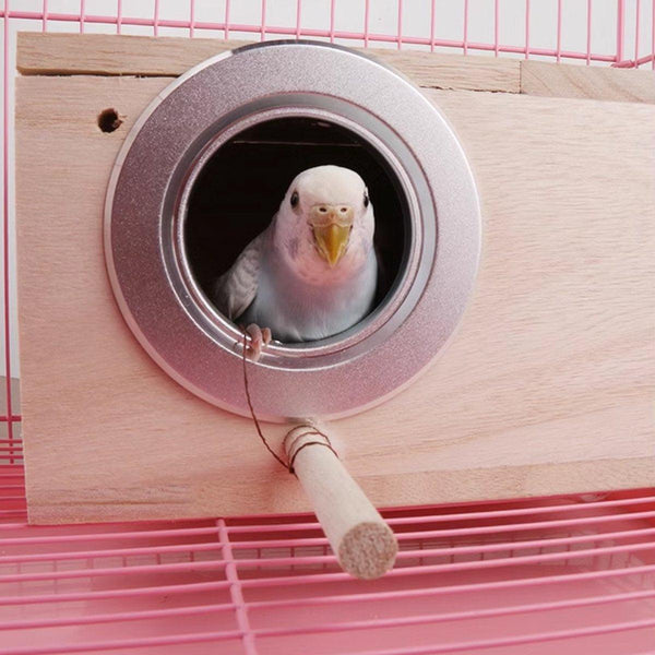 Nest Bird Breeding Box Parakeet Parrot atiel Cage Nesting House S M L Small 19.5 12 X 12Cm Bird Houses