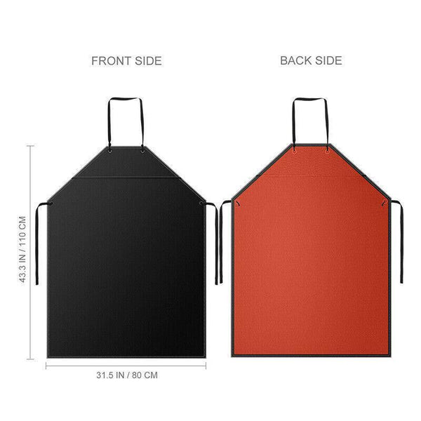 Waterproof Apron Pvc Chef Butcher Work Heavy Duty Royal Black Aprons