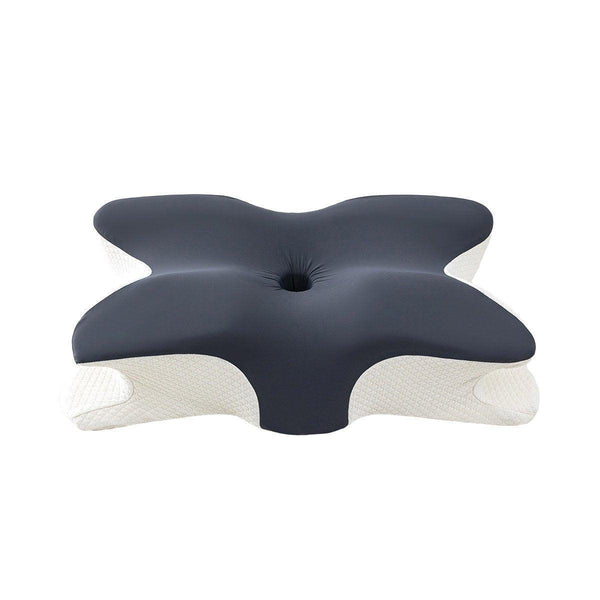 Memory Foam Butterfly Pillow Neck Support Slow Rebound Cervical Dark Grey Seat & Posture Cushions