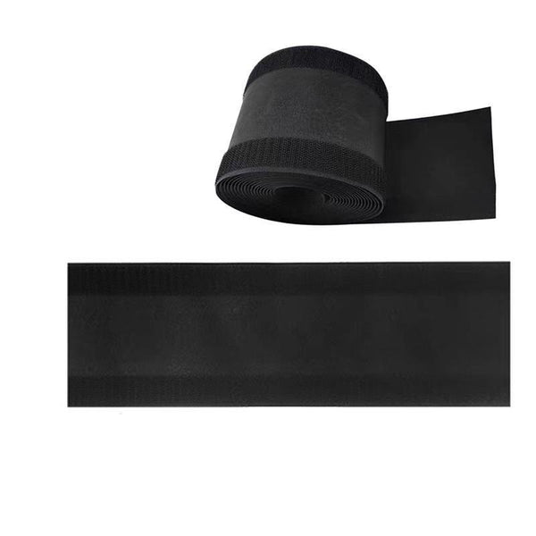 Cable Cover Nylon Sticky Wire Protector Floor Blanket Reusable Cord Tube Black 3Meter(With Adhesive) Cable Cleats Clamps & Ties