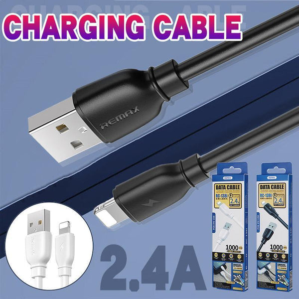 2.4A Usb Fast Charger Phone Cable Data Cord For Iphone14 13 12 11Pro Max Xr Ipad Black Cables & Adapters