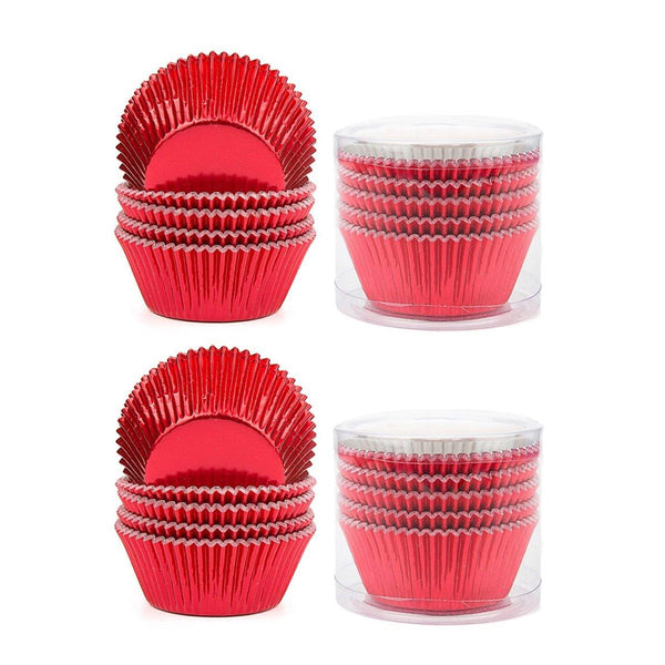 200 Pcs Colored Baking Paper Cupcake Trays Muffin Liners For Party Pink Baking Cups & Cases