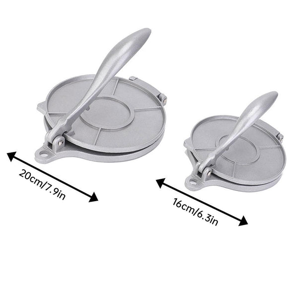 Premium Tortilla Press Flat Bread Maker Taco Roti Chapati Health Food Black 16Cm Other Kitchen Gadgets