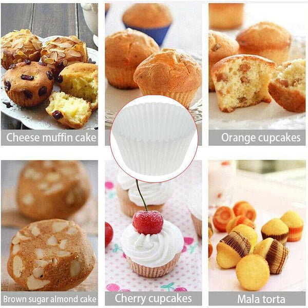 Patty Pans Muffin Cases Choc 600/Pk Cake Boards Cupcake Liners Boxes Baking Cups 600Pcs 2.5Cm Muffin Pans & Baking Moulds