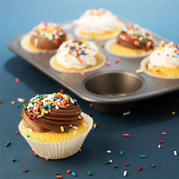 Patty Pans Muffin Cases Choc 600/Pk Cake Boards Cupcake Liners Boxes Baking Cups 600Pcs 2.5Cm Muffin Pans & Baking Moulds