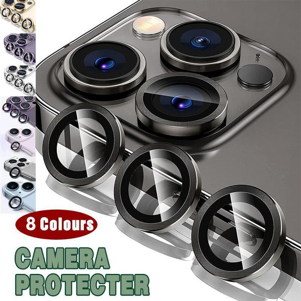 For Iphone 14/14 Plus Metal Camera Lens Glass Screen Protector Blue Camera Screen Protectors