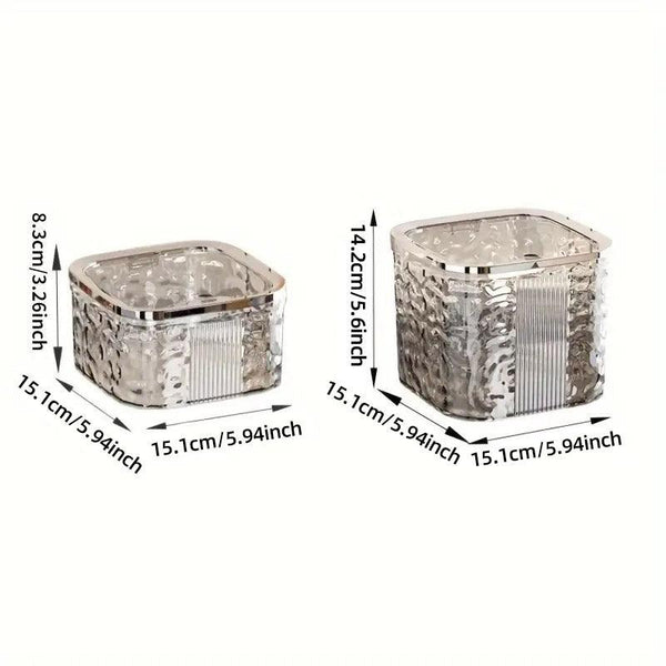 Desktop Mini Trash Can Small Waste Bin Storage Bucket For Office Kitchen Home Grey S Rubbish Bins