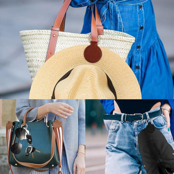 2Pcs Hat Clip Holder With Buckle For Backpack Portable Hanging Hook Storage White Hats