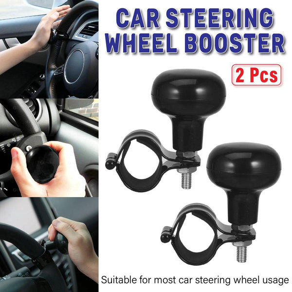 2Pcs Car Steering Wheel Booster Auxiliary Ball One Hand Turn Saver Driving Aid Steering Wheels & Horns