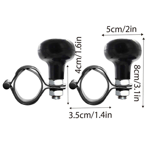 2Pcs Car Steering Wheel Booster Auxiliary Ball One Hand Turn Saver Driving Aid Steering Wheels & Horns