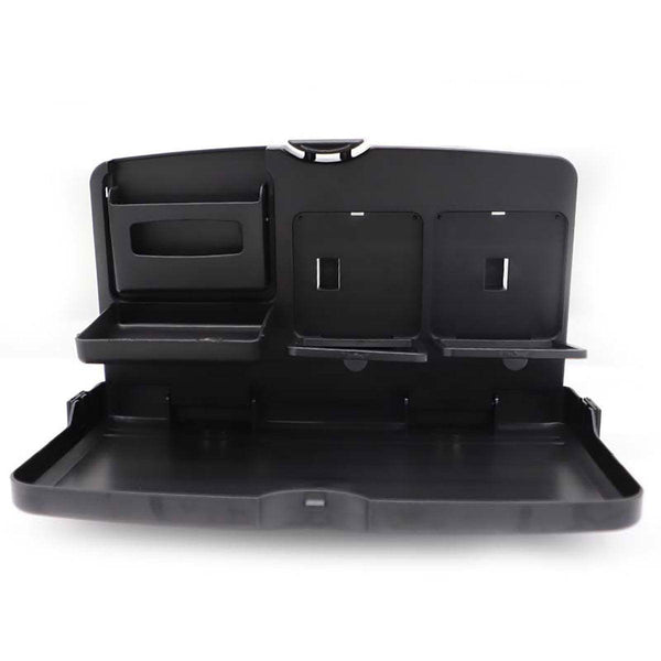 Foldable Back Seat Tray Table Multifunctional Car Organizer With Drink And Laptop Holder Car Organisers