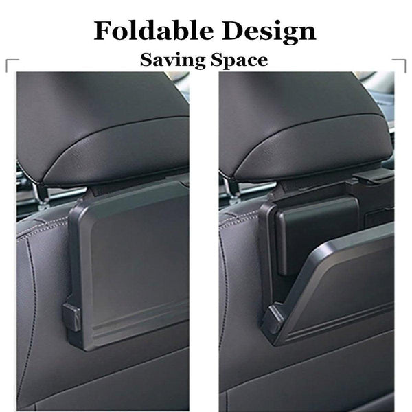 Foldable Back Seat Tray Table Multifunctional Car Organizer With Drink And Laptop Holder Car Organisers