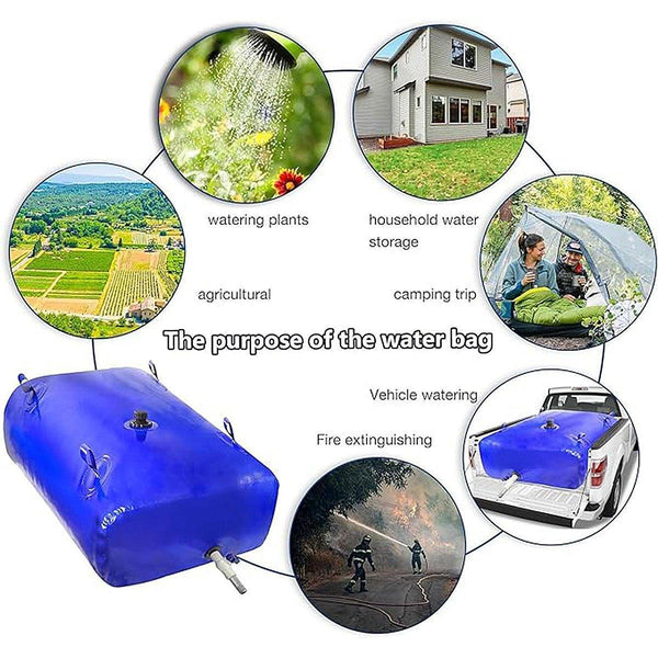 110L Large Capacity Water Storage Bladder Bag For Vehicle Outdoor Agriculture Other Watering Equipment