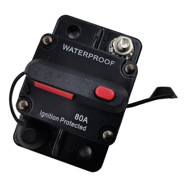 Waterproof Car Circuit Breaker Fuse Reset 80A 12V48v Dc Boat Ip67 Circuit Breakers