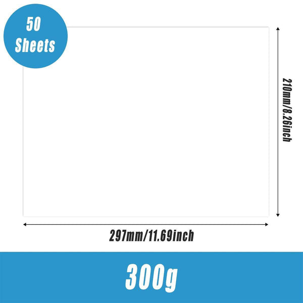 Premium A4 Card Stock 50Pcs All Wood White Cardstock Paper For Printing Art Paper Products