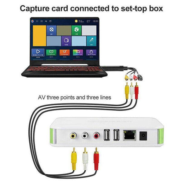Video Grabber Capture Usb Card Convert Vcr Vhs To Digital Dvd For Windows 10 Au Video Capture & Tv Tuner Cards