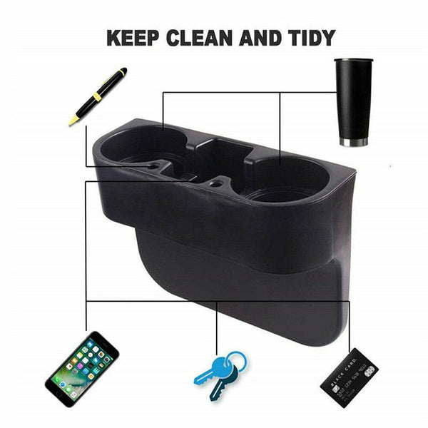 Multifunctional Car Console Gap Cup Holder For Bottles Snacks And Small Items Cup Holders